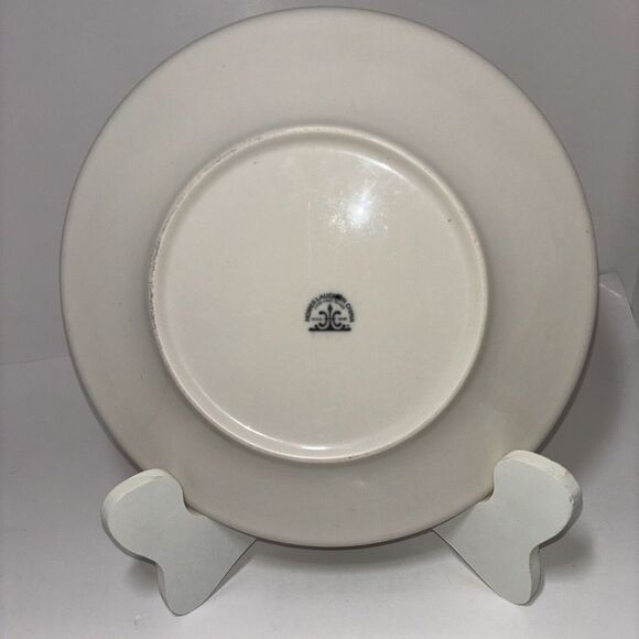 Vintage Homer Laughlin Dinner Plate Cow And Calf Farmhouse Theme 10 Inch - Picture 2 of 8